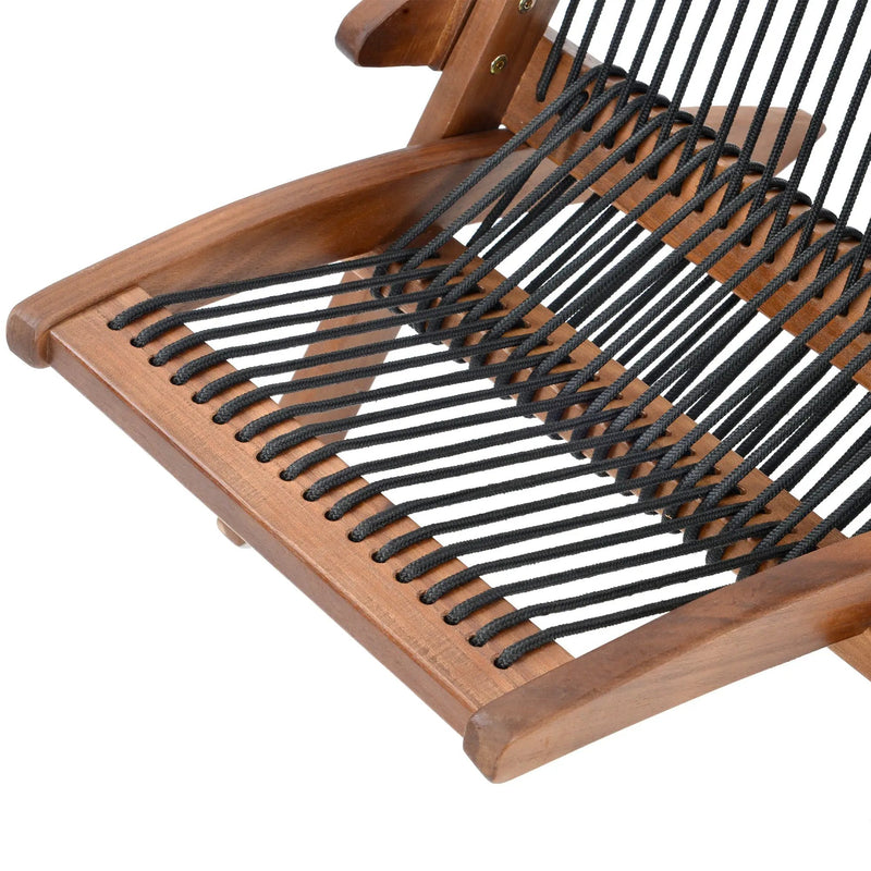 Folding Roping Wood Chair by HouseOfZazla
