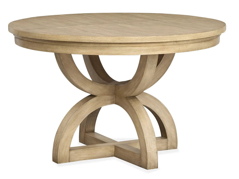 Coventry - Extendable 48" Round Dining Table - Honey Wheat by Unique Piece Furniture