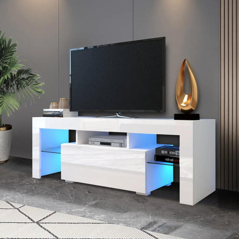 Entertainment TV Stand with LED Light by HouseOfZazla