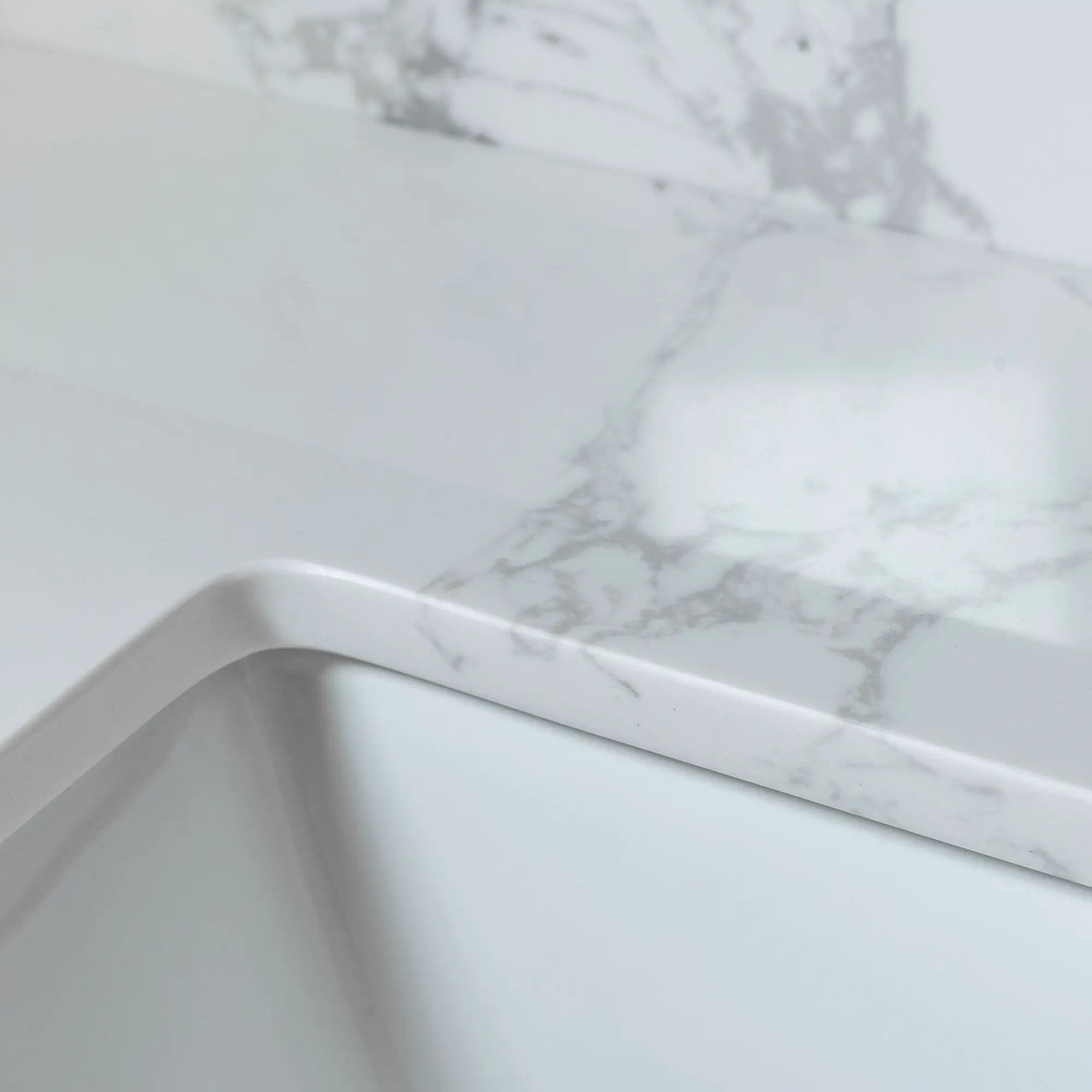 Montary 37-Inch Bathroom Vanity Top in Stone Carrara by HouseOfZazla