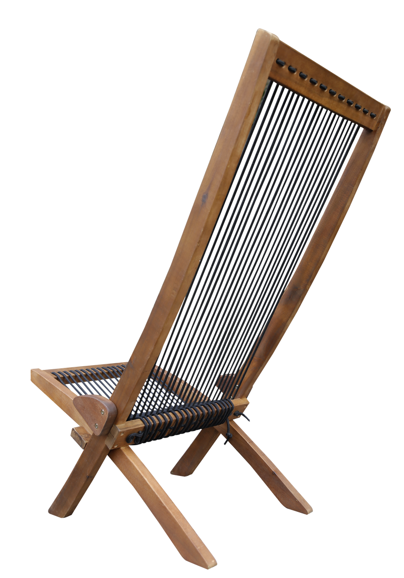 Folding Roping Wood Chair by HouseOfZazla