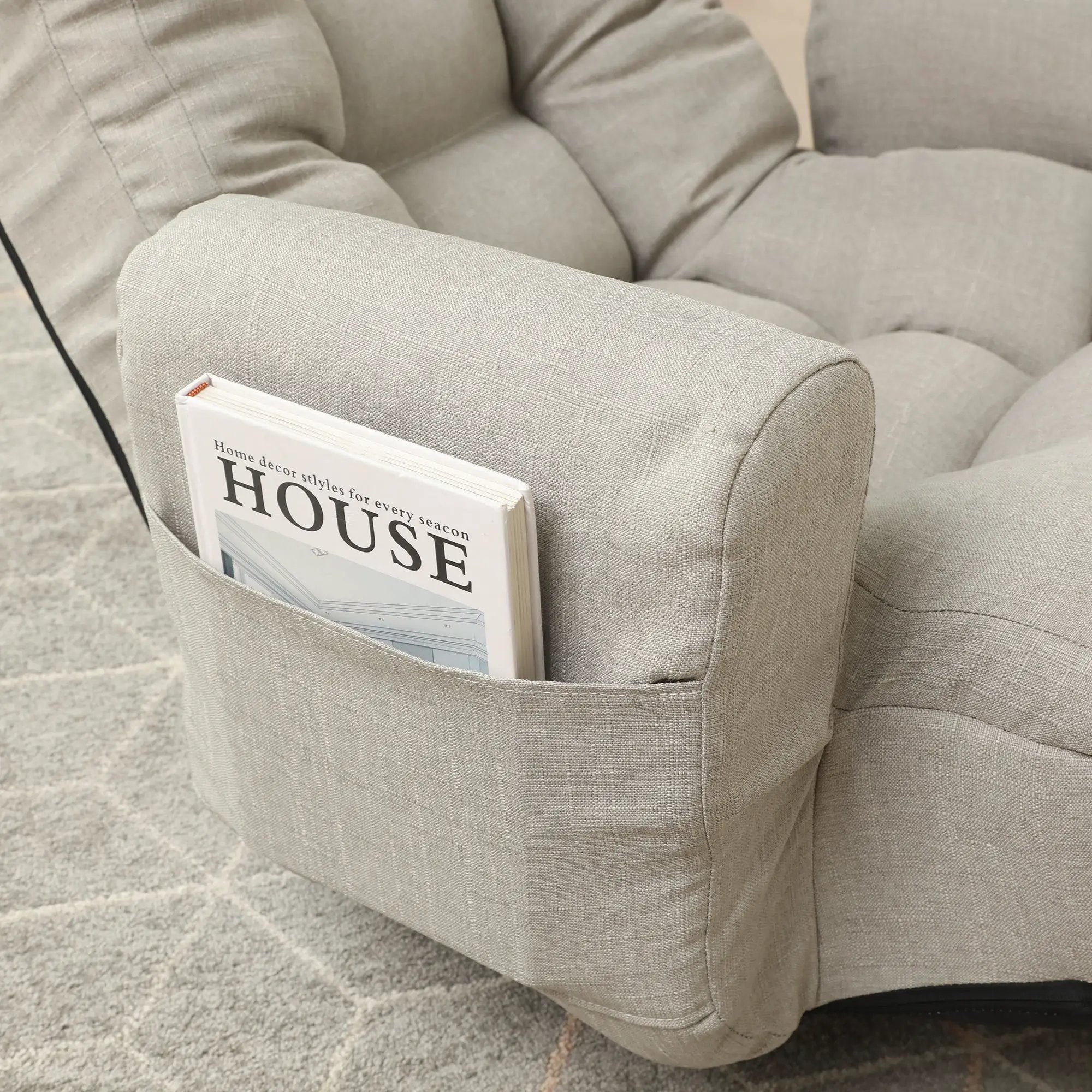 Adjustable Lounge Chair with 360 Degree Rotation by HouseOfZazla