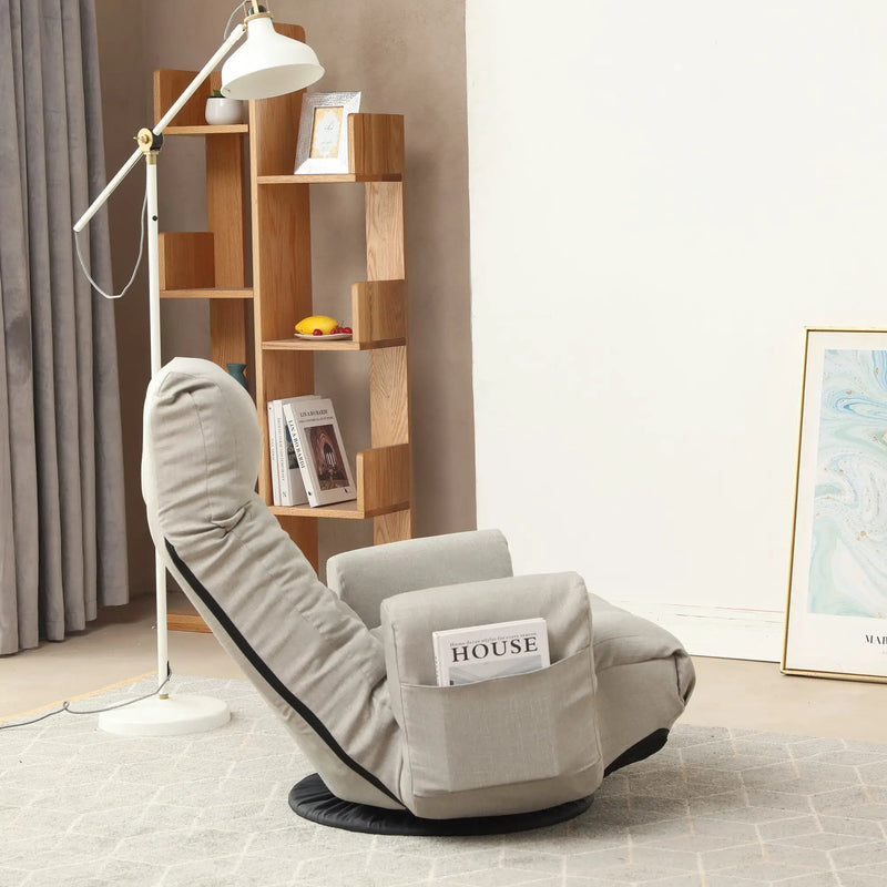 Adjustable Lounge Chair with 360 Degree Rotation by HouseOfZazla