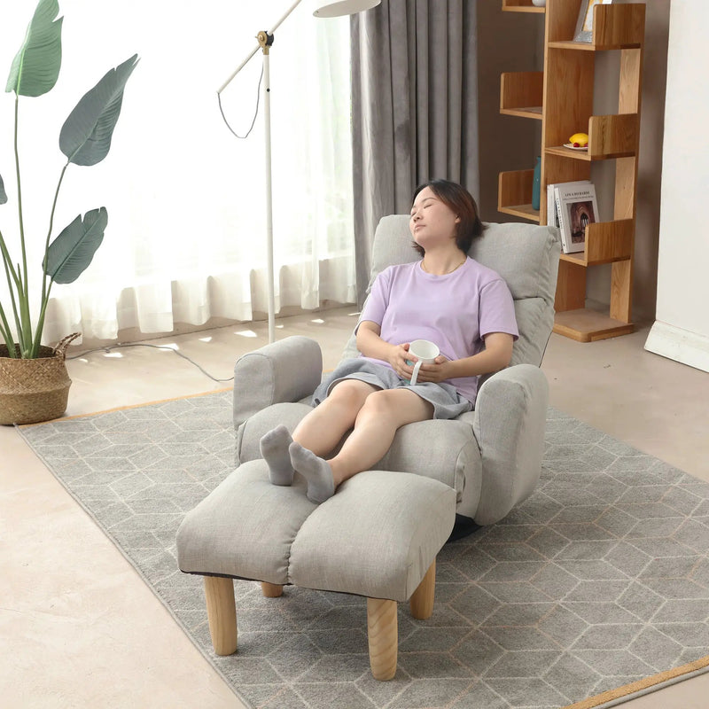 Adjustable Lounge Chair with 360 Degree Rotation by HouseOfZazla