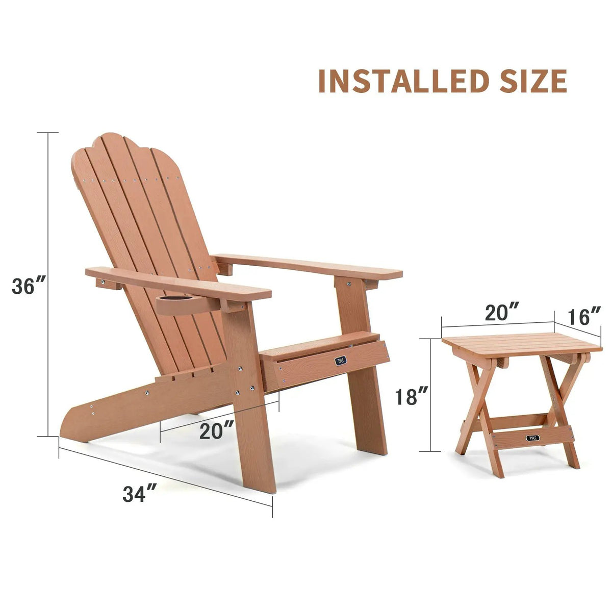 TALE Adirondack Chair - Outdoor Furniture by HouseOfZazla