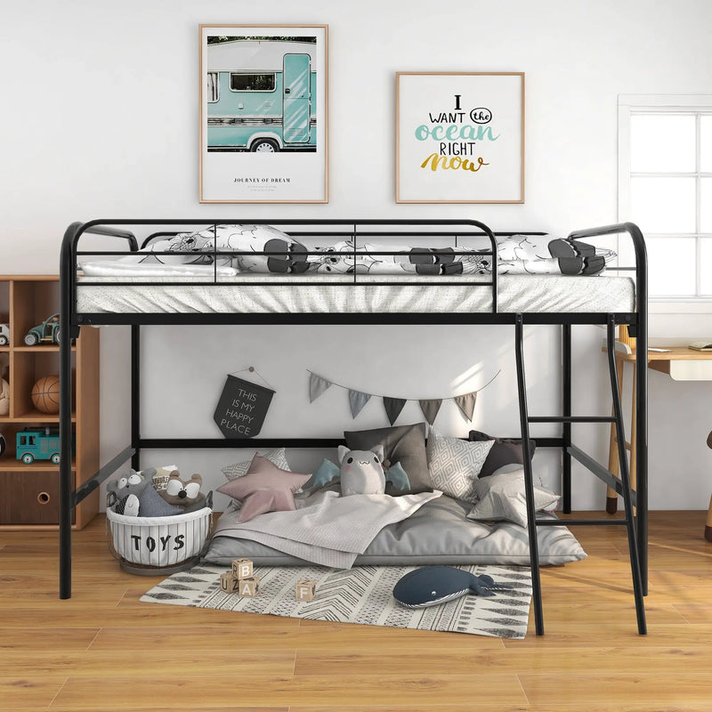 Metal Twin Loft Bed by HouseOfZazla