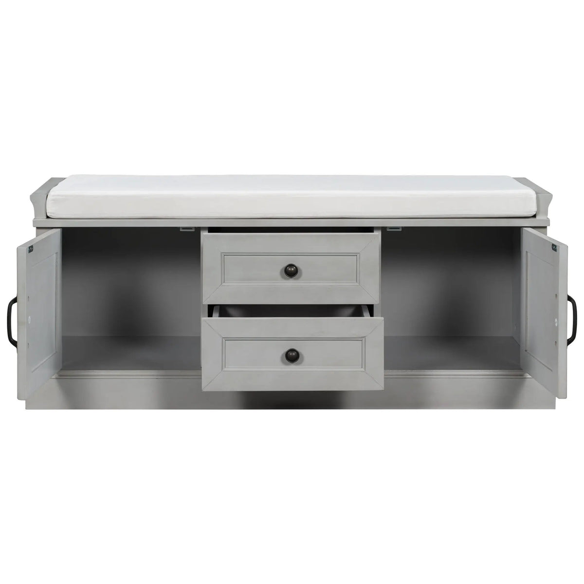 TREXM Storage Bench with 2 Drawers and 2 Cabinets by HouseOfZazla