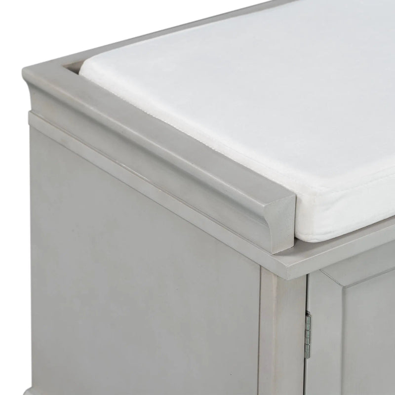 TREXM Storage Bench with 2 Drawers and 2 Cabinets by HouseOfZazla