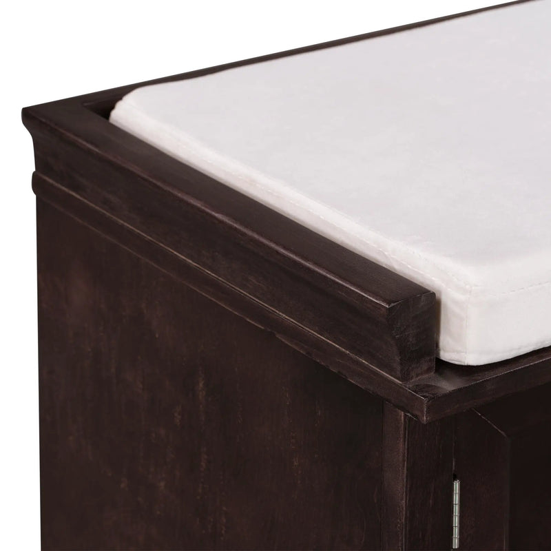 TREXM Storage Bench with 2 Drawers and 2 Cabinets by HouseOfZazla