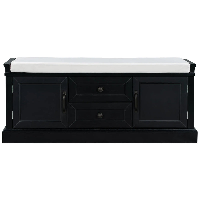 TREXM Storage Bench with 2 Drawers and 2 Cabinets by HouseOfZazla