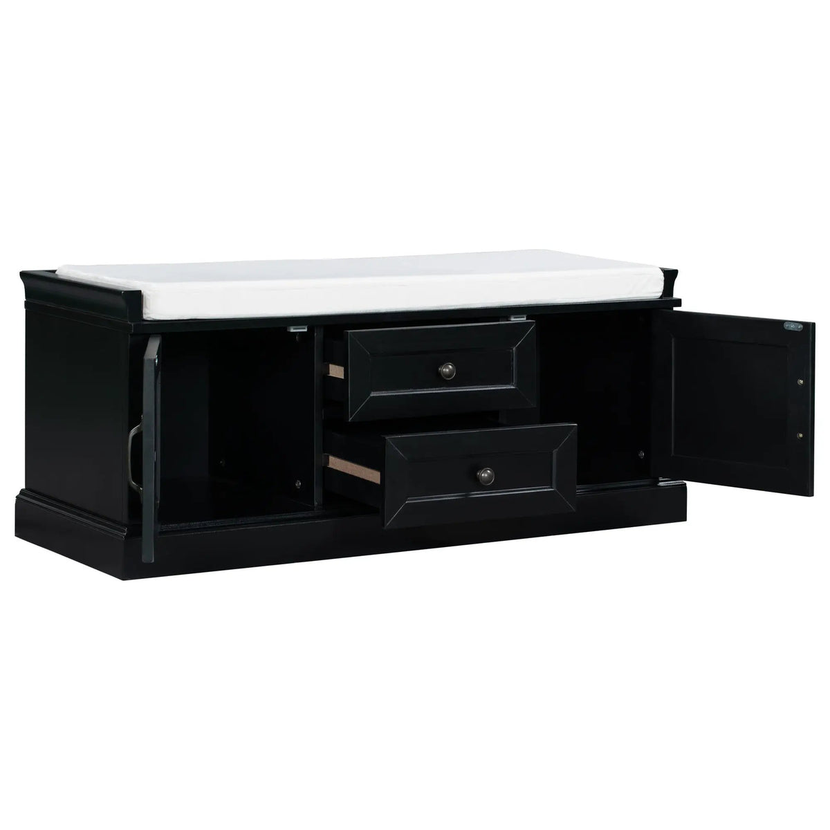 TREXM Storage Bench with 2 Drawers and 2 Cabinets by HouseOfZazla