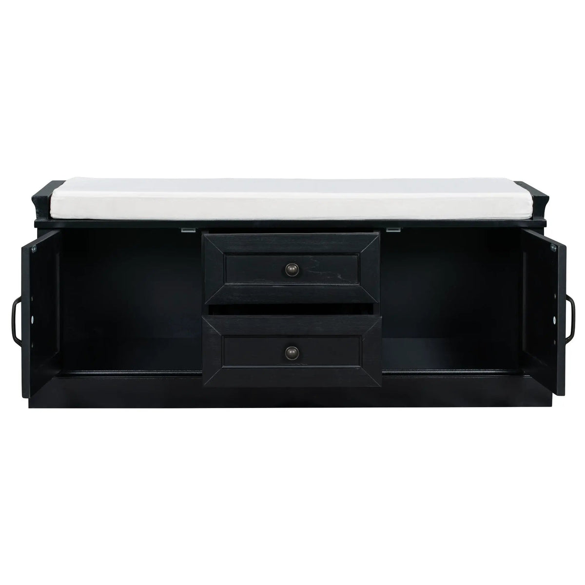 TREXM Storage Bench with 2 Drawers and 2 Cabinets by HouseOfZazla