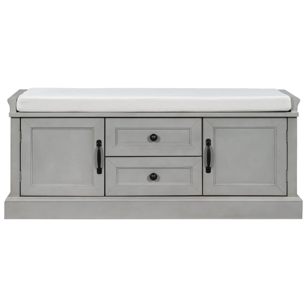 TREXM Storage Bench with 2 Drawers and 2 Cabinets by HouseOfZazla