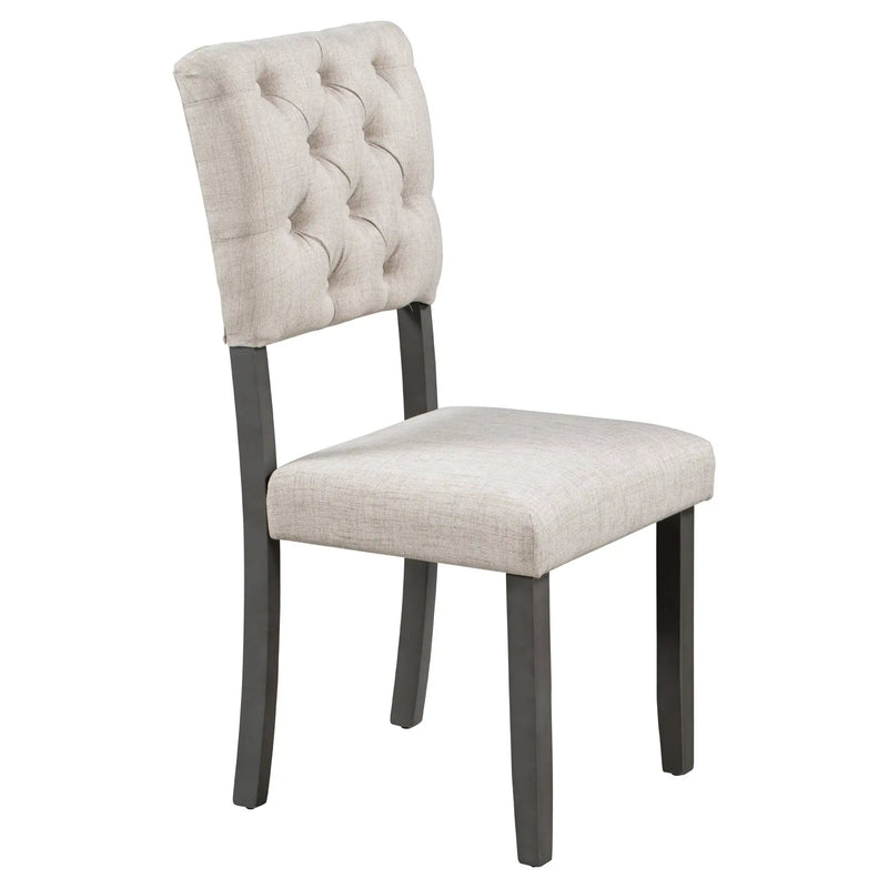 TREXM 6-Piece Dining Table and Chair Set by HouseOfZazla
