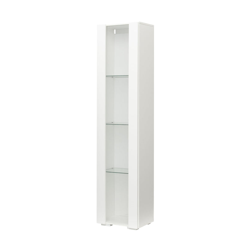 Side Cabinet with Aluminum Strip Lamp by HouseOfZazla