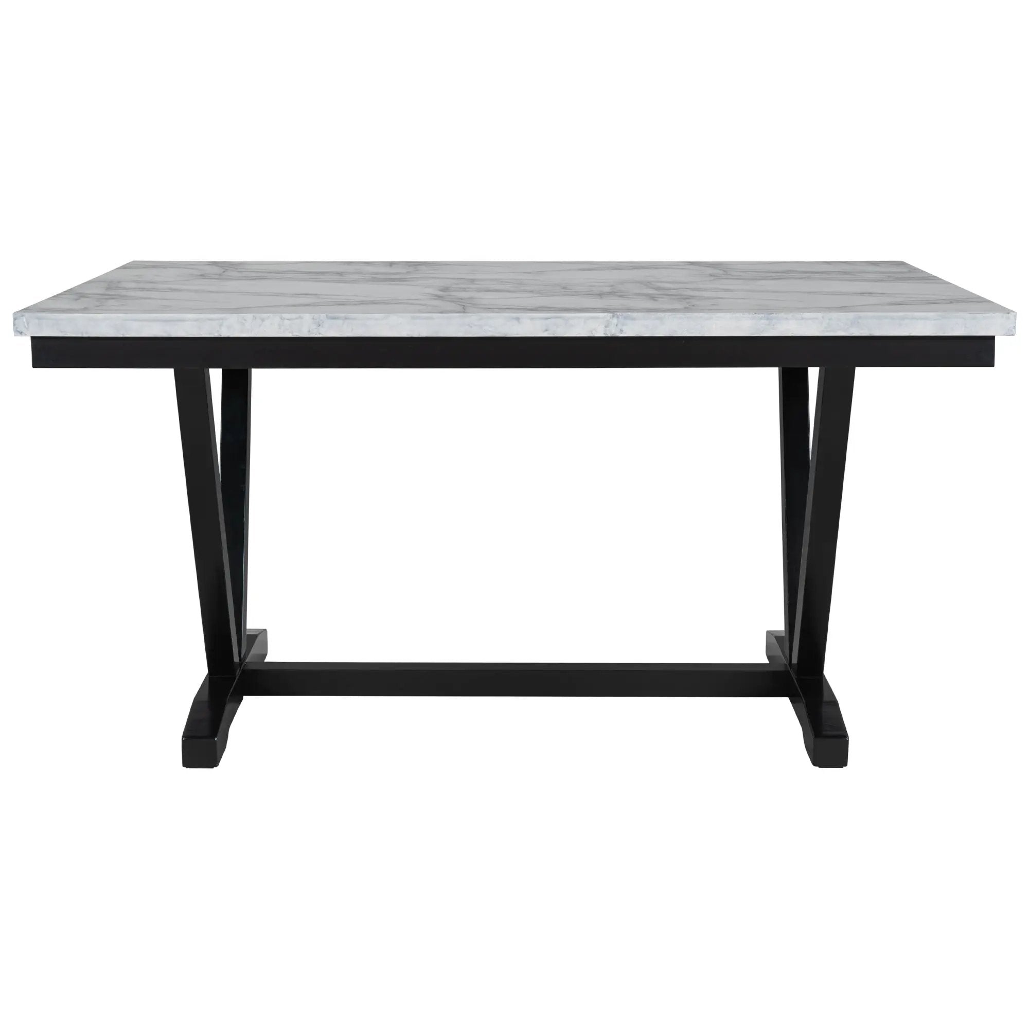 TREXM Modern Style 6-Piece Dining Table with 4 Chairs & 1 Bench by HouseOfZazla