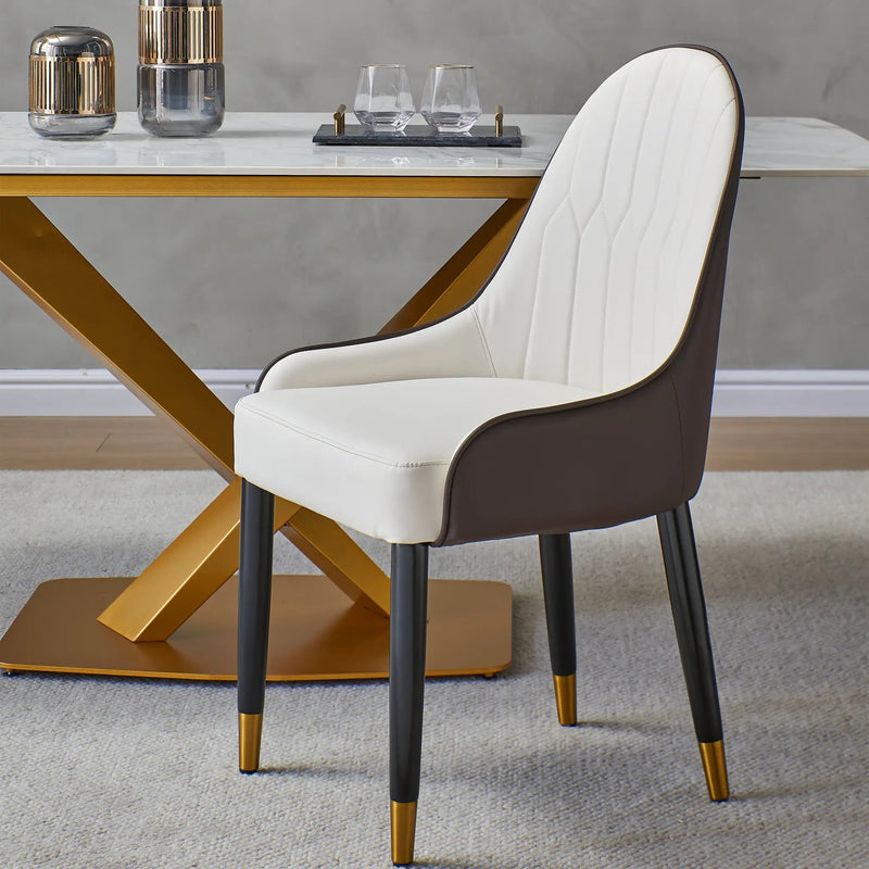 Dining Chair with PU Leather by HouseOfZazla