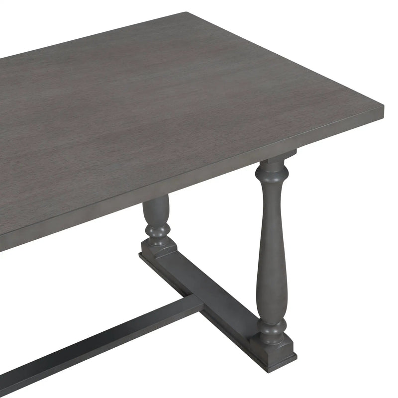 TREXM 6-Piece Dining Table and Chair Set by HouseOfZazla