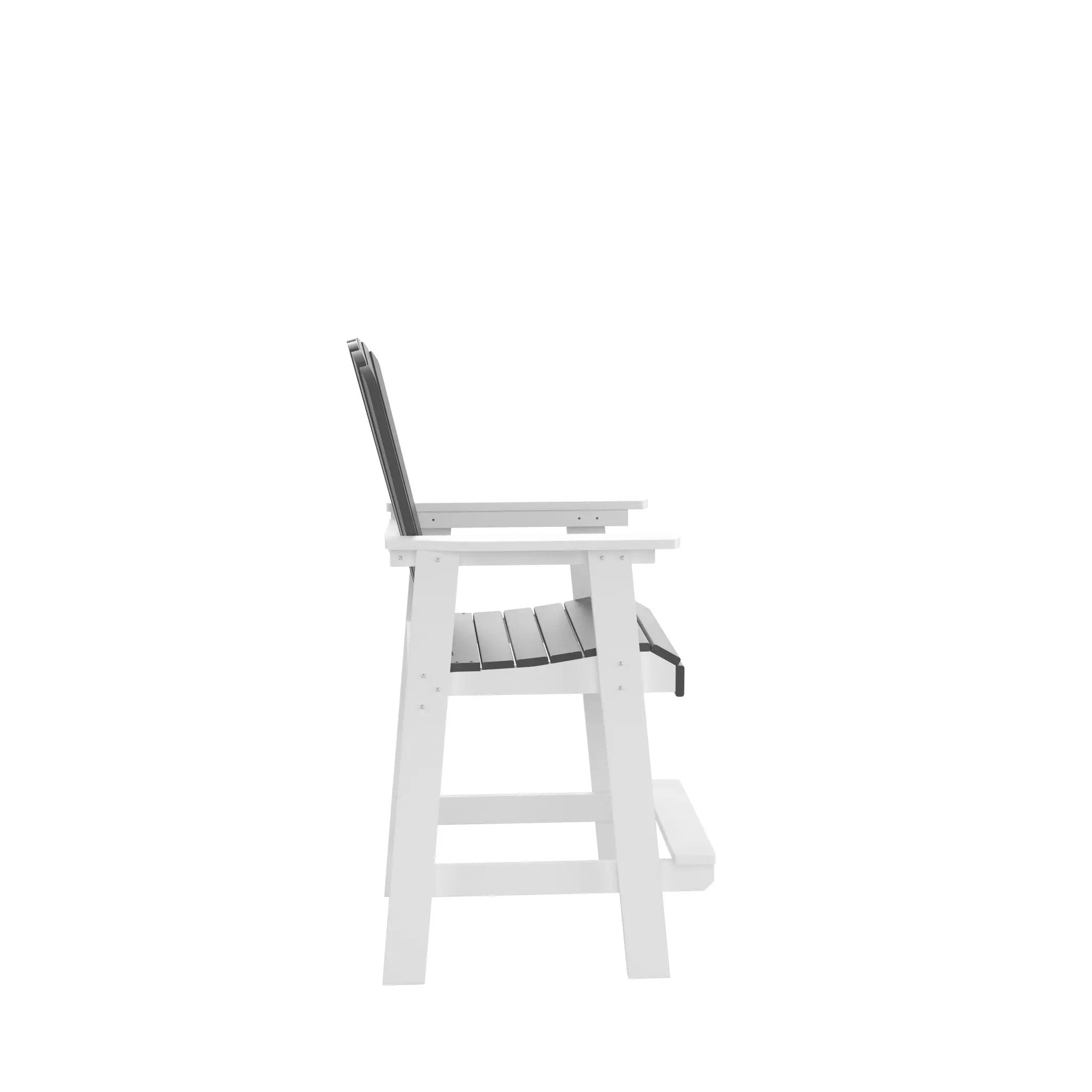 HDPE Bar Chair, Outdoor Tall Adirondack Chairs Set of 2 by HouseOfZazla