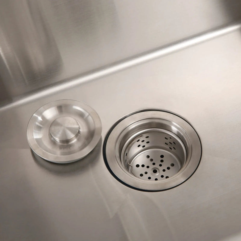 24in Stainless Steel Washing Sink with Faucet Hoses and Drain Head by HouseOfZazla