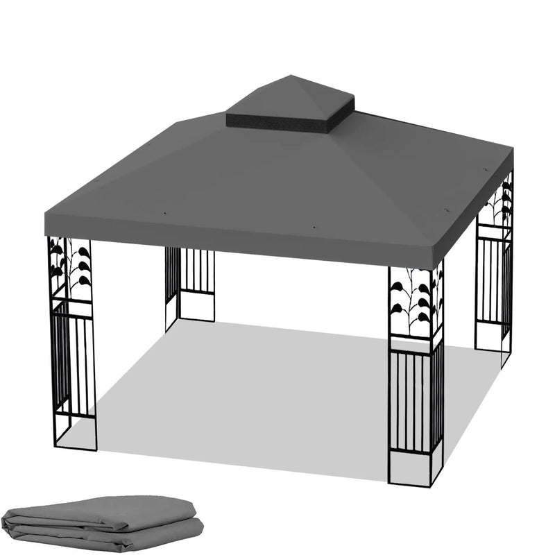 10x10 Ft Outdoor Patio Gazebo Replacement Canopy by HouseOfZazla