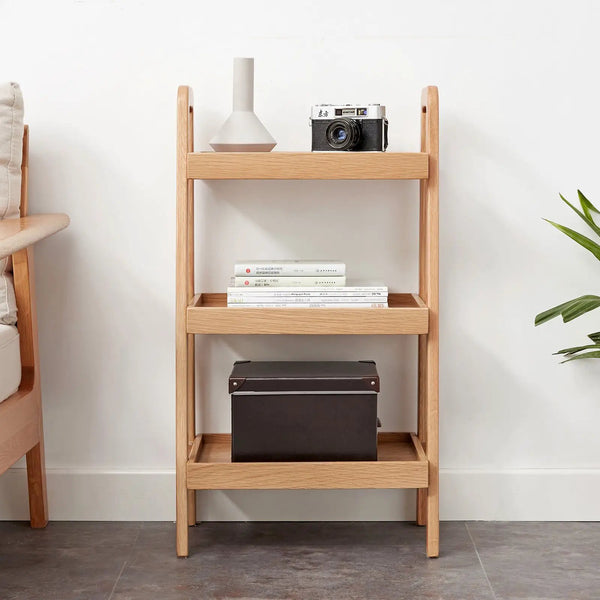 3-Tier Beech Wood Shoe Rack for Premium Storage