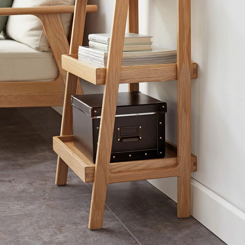 3-Tier Beech Wood Shoe Rack for Premium Storage by HouseOfZazla