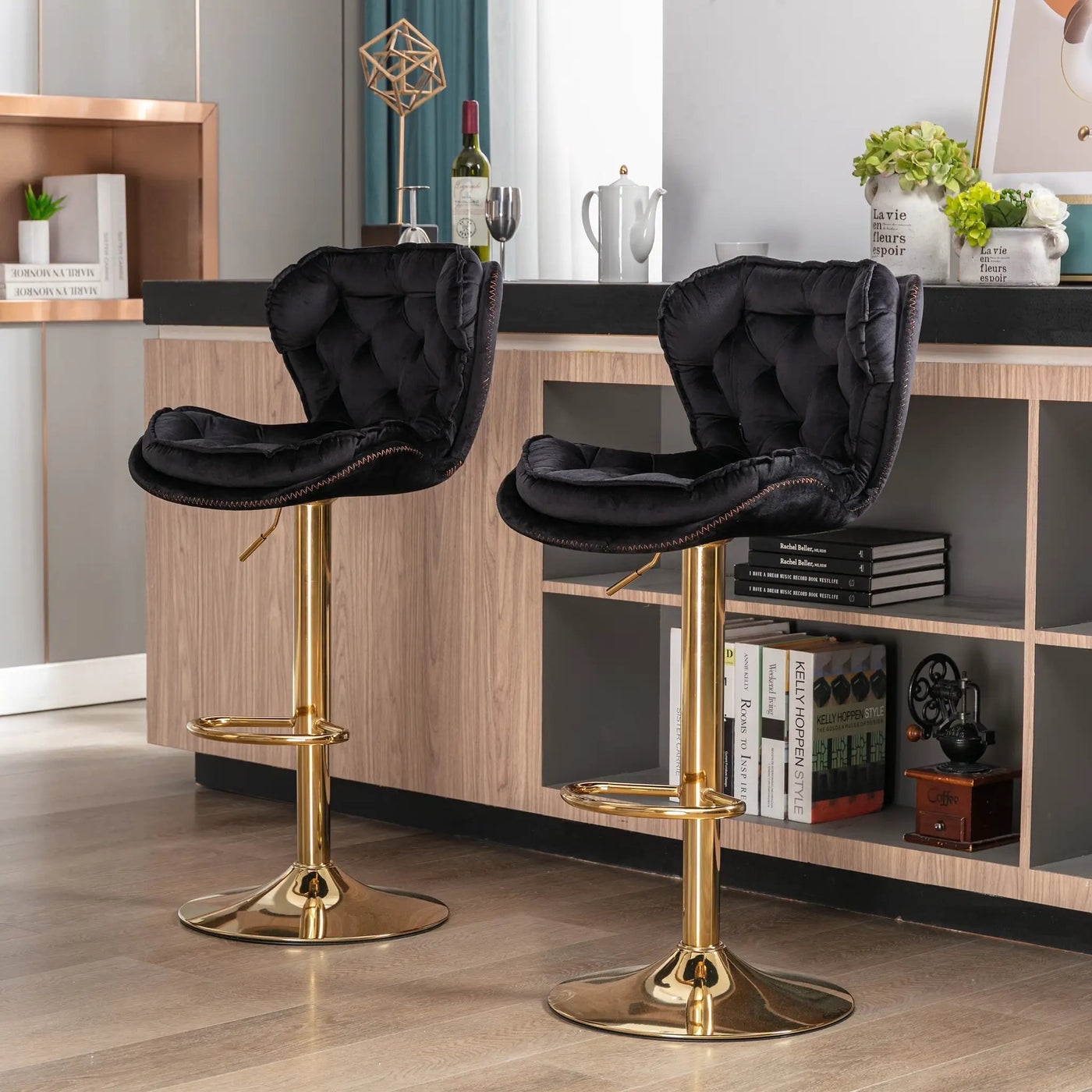 Set of 2 Bar Stools by HouseOfZazla
