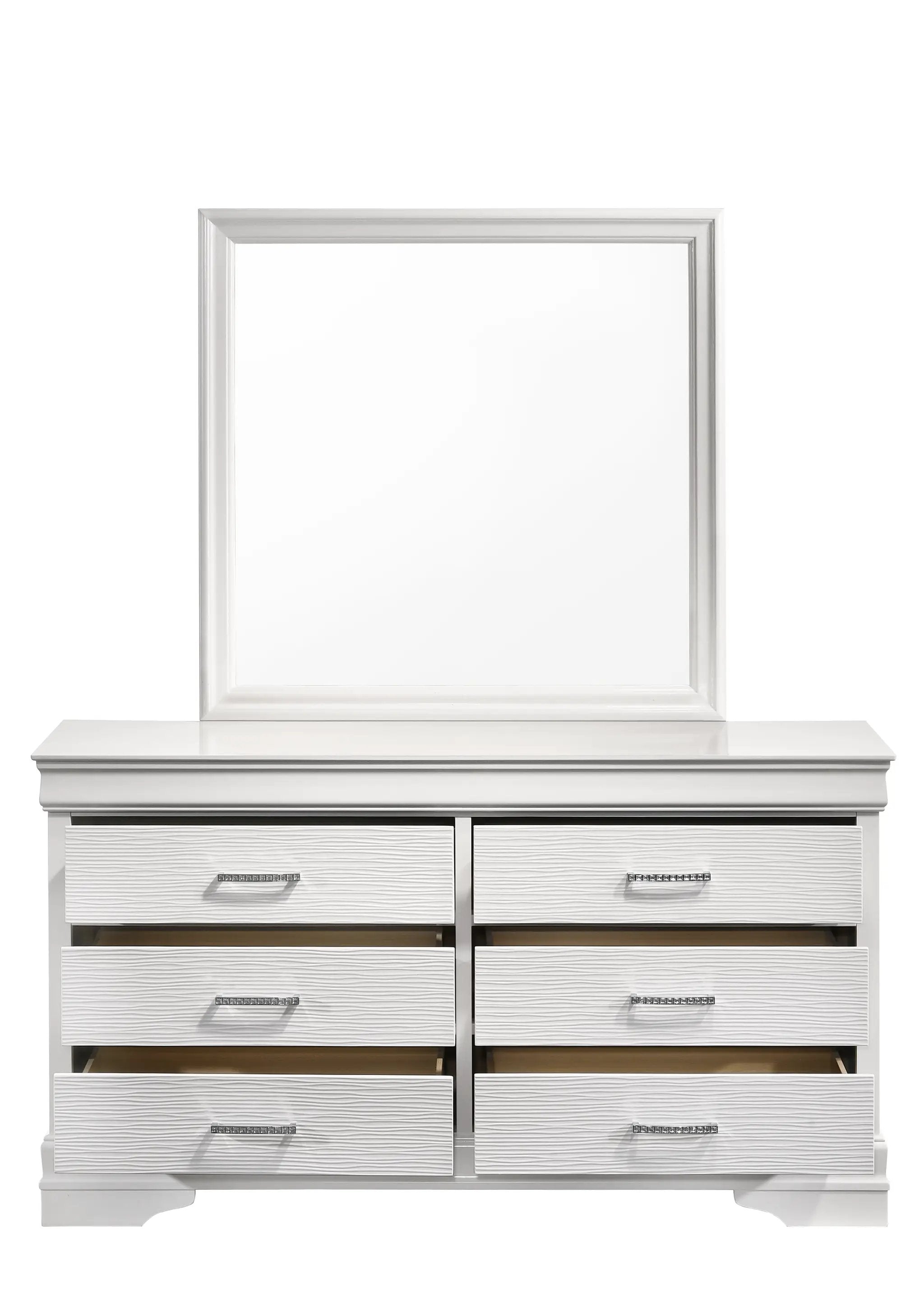 Modern 6 Drawer Dresser by HouseOfZazla