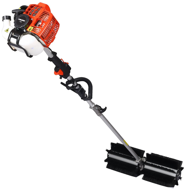 Gasoline Powered Snow Sweeper - 52CC 2-Stroke Broom by HouseOfZazla