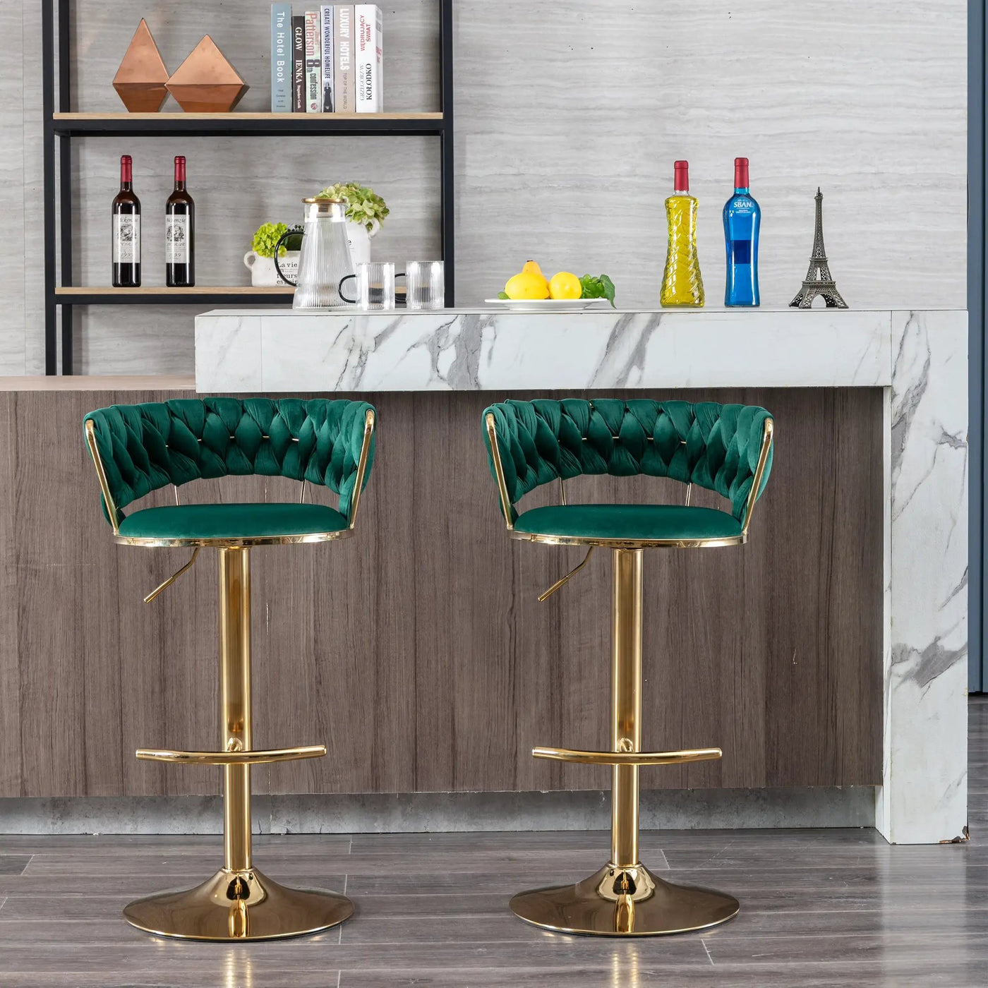 Set of 2 Bar Stools by HouseOfZazla