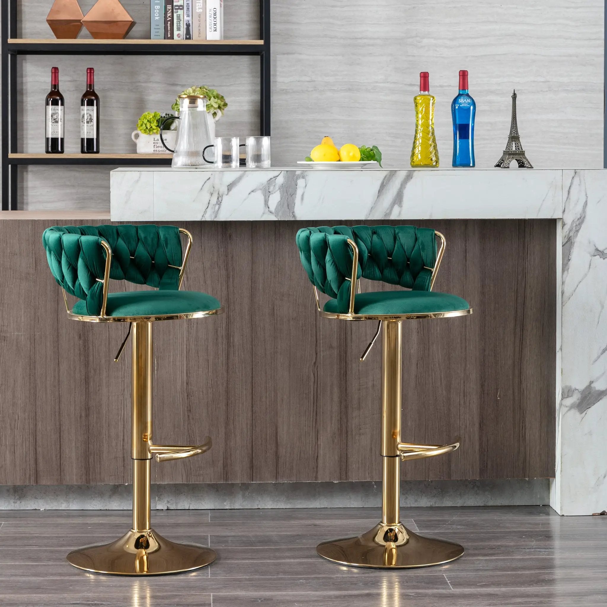 Set of 2 Bar Stools by HouseOfZazla
