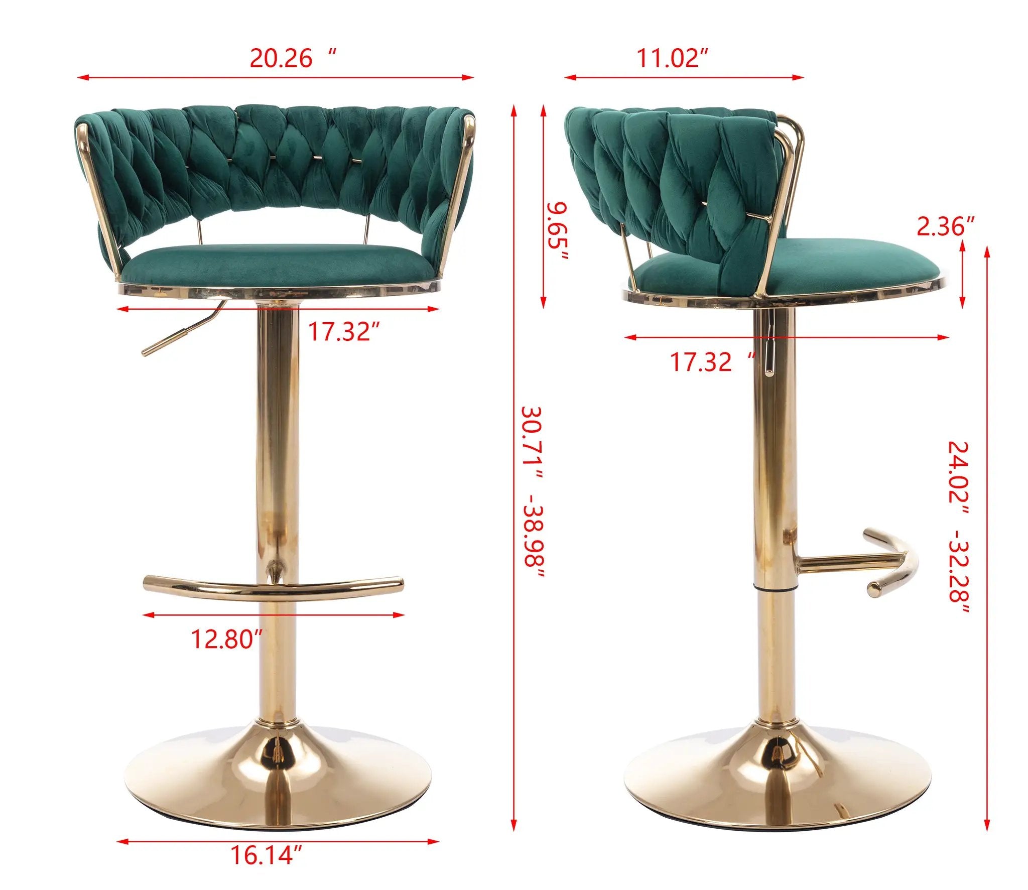 Set of 2 Bar Stools by HouseOfZazla