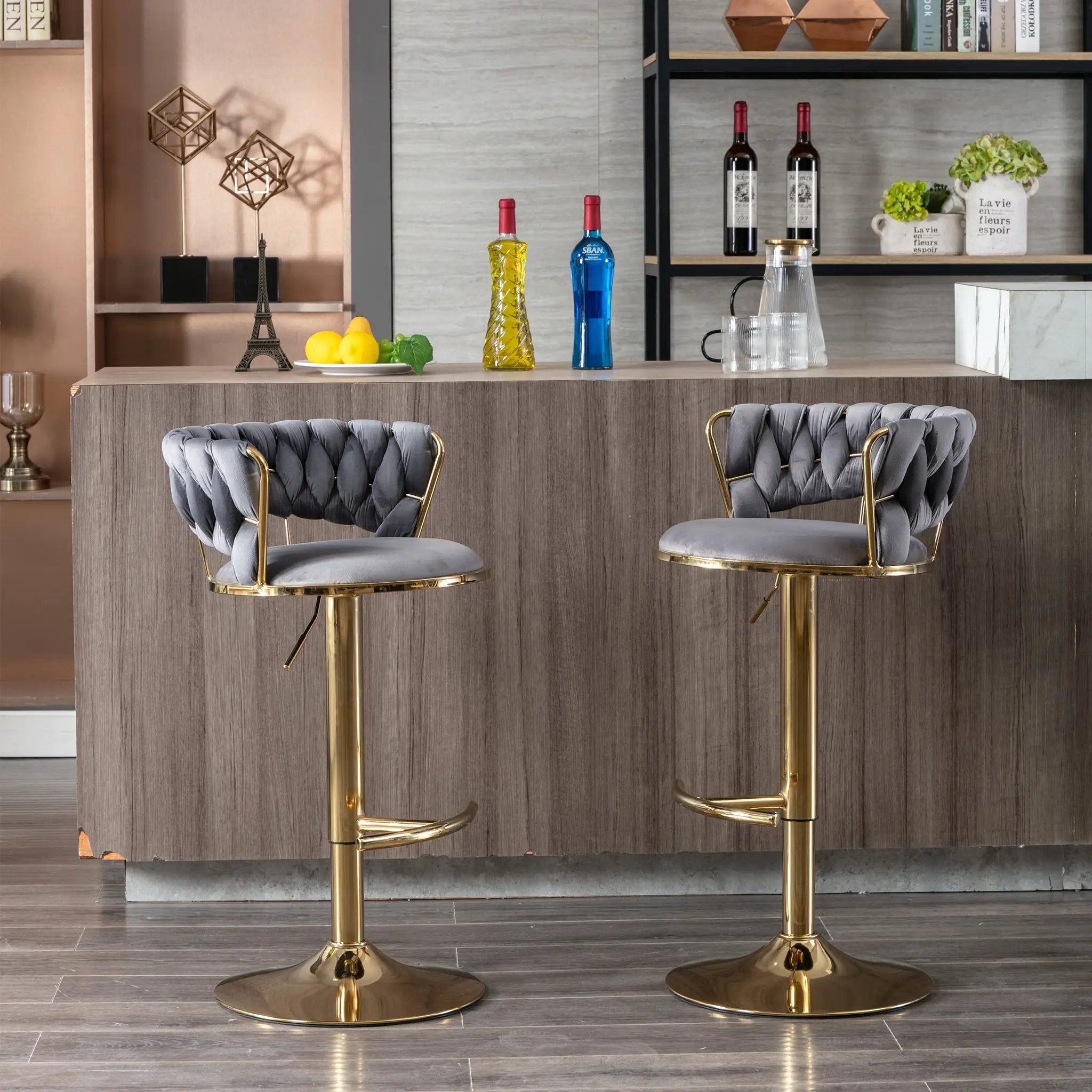 Set of 2 Bar Stools by HouseOfZazla