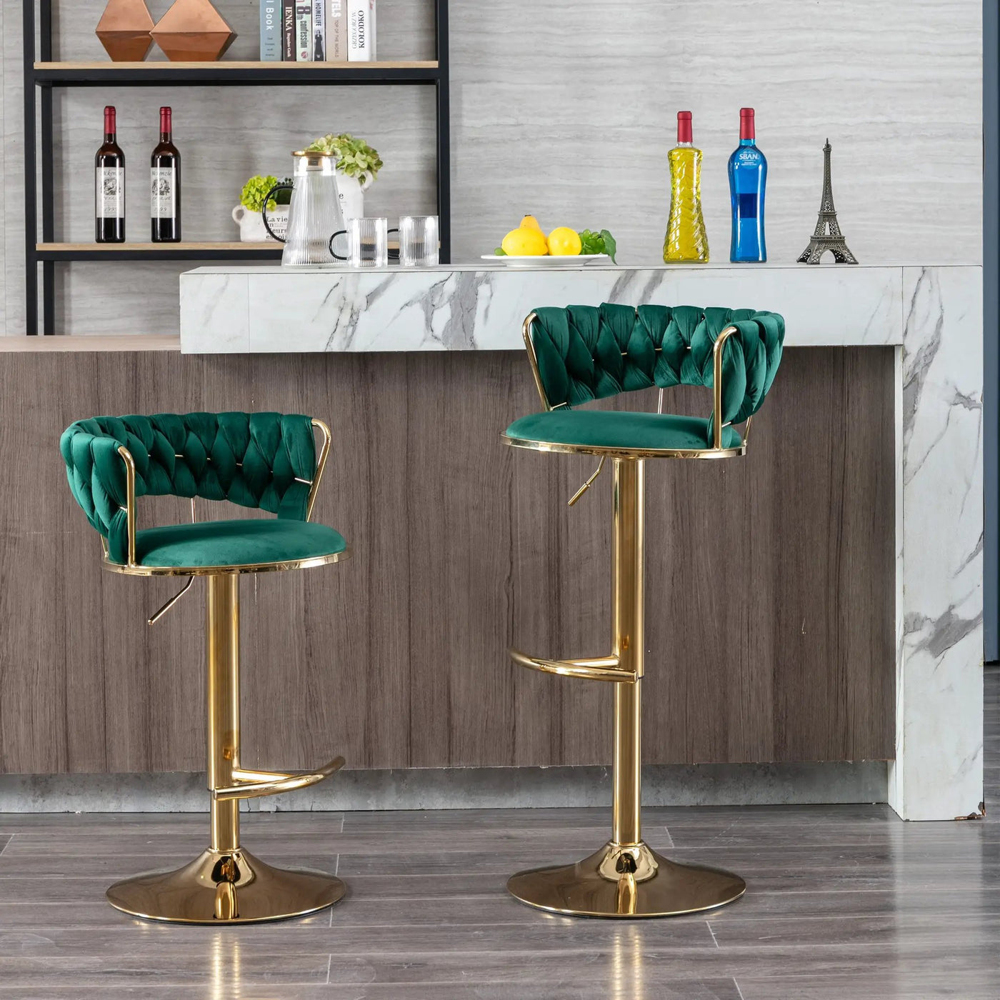 Set of 2 Bar Stools by HouseOfZazla