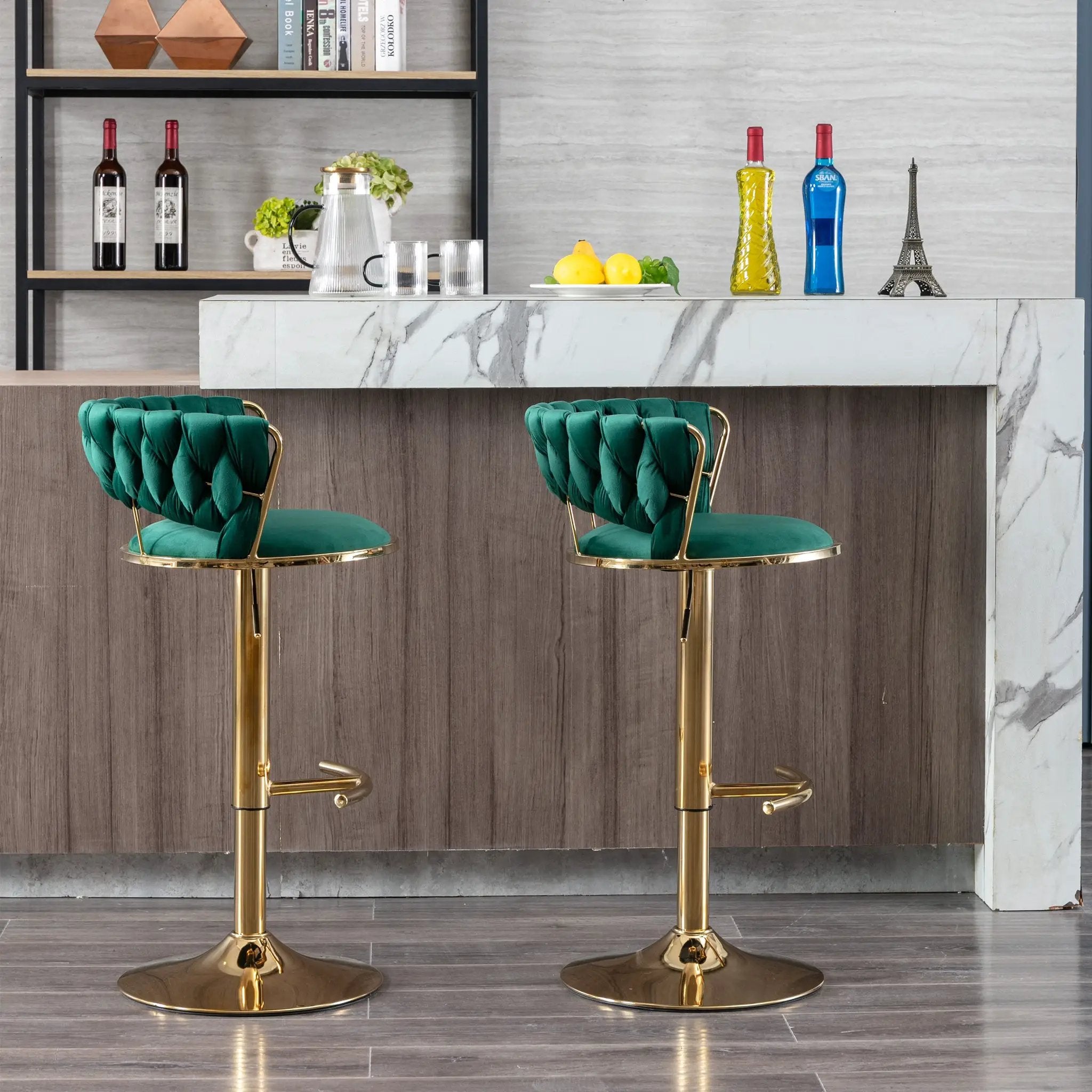 Set of 2 Bar Stools by HouseOfZazla