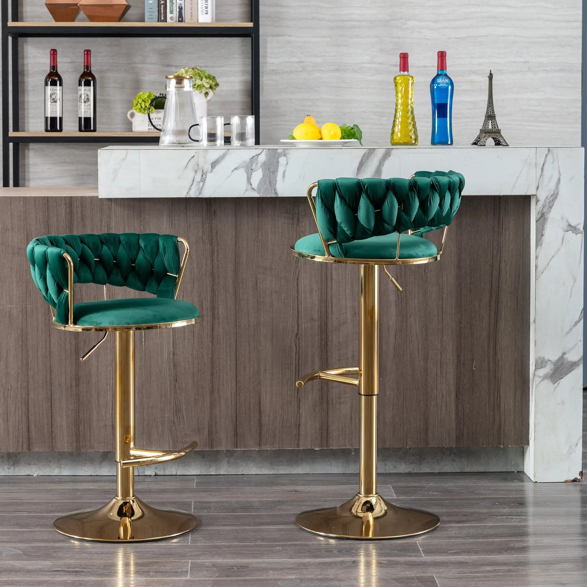 Set of 2 Bar Stools by HouseOfZazla