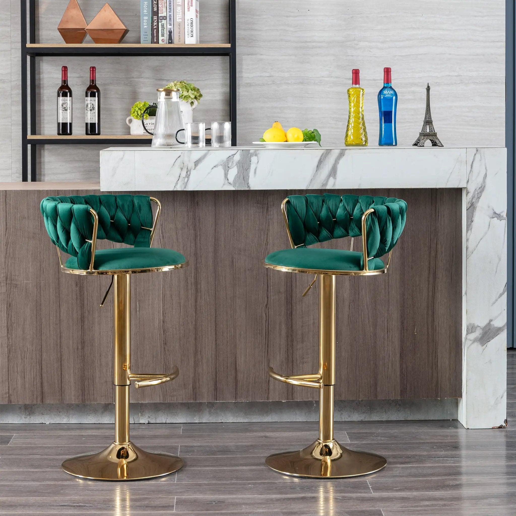 Set of 2 Bar Stools by HouseOfZazla