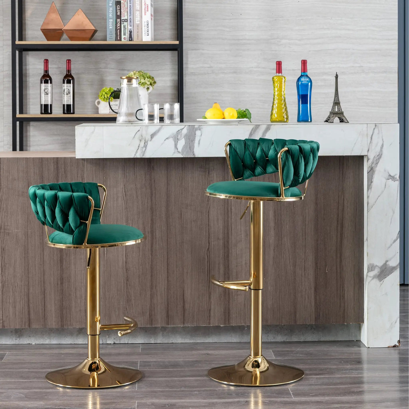 Set of 2 Bar Stools by HouseOfZazla