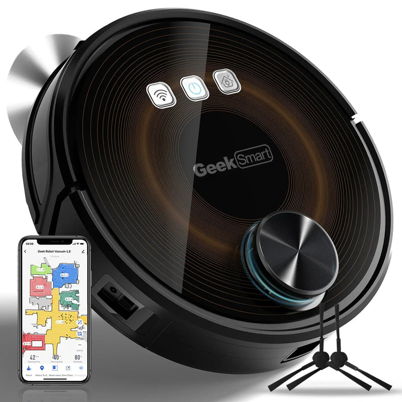 Geek Smart L8 Robot Vacuum Cleaner and Mop by HouseOfZazla