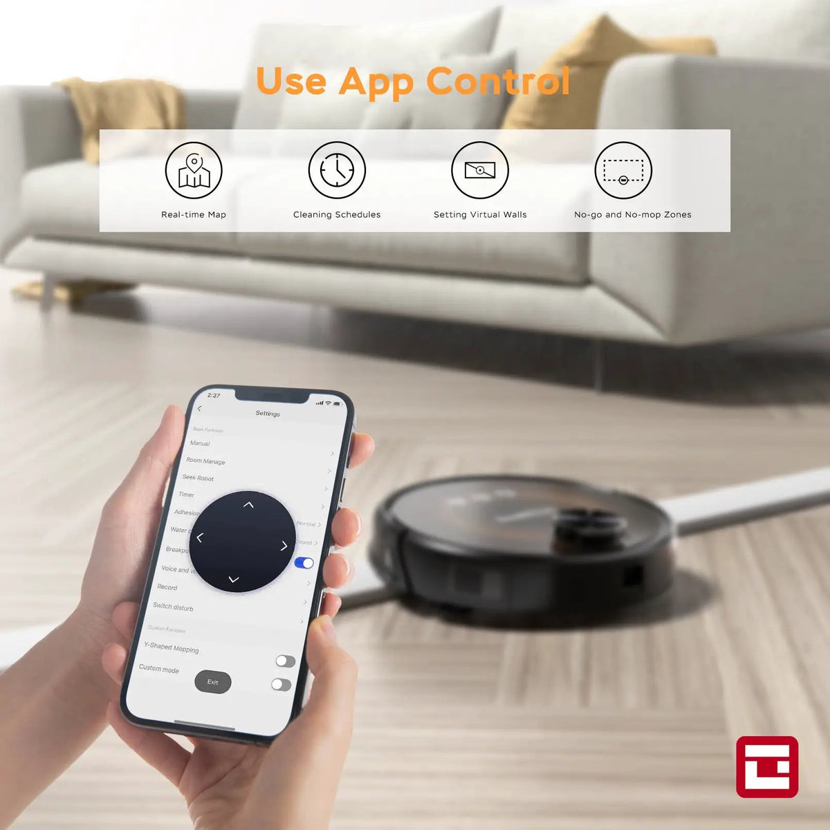 Geek Smart L8 Robot Vacuum Cleaner and Mop by HouseOfZazla