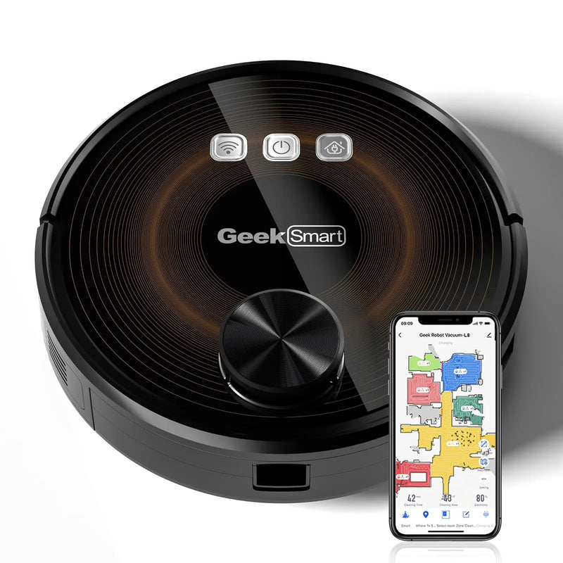 Geek Smart L8 Robot Vacuum Cleaner and Mop by HouseOfZazla
