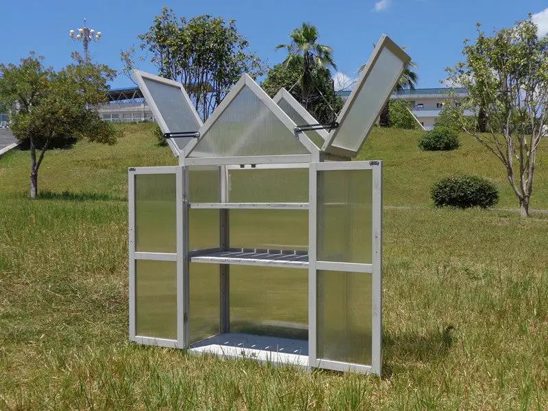 Mini Greenhouse Kit - Outdoor Plant Stand, Small by HouseOfZazla