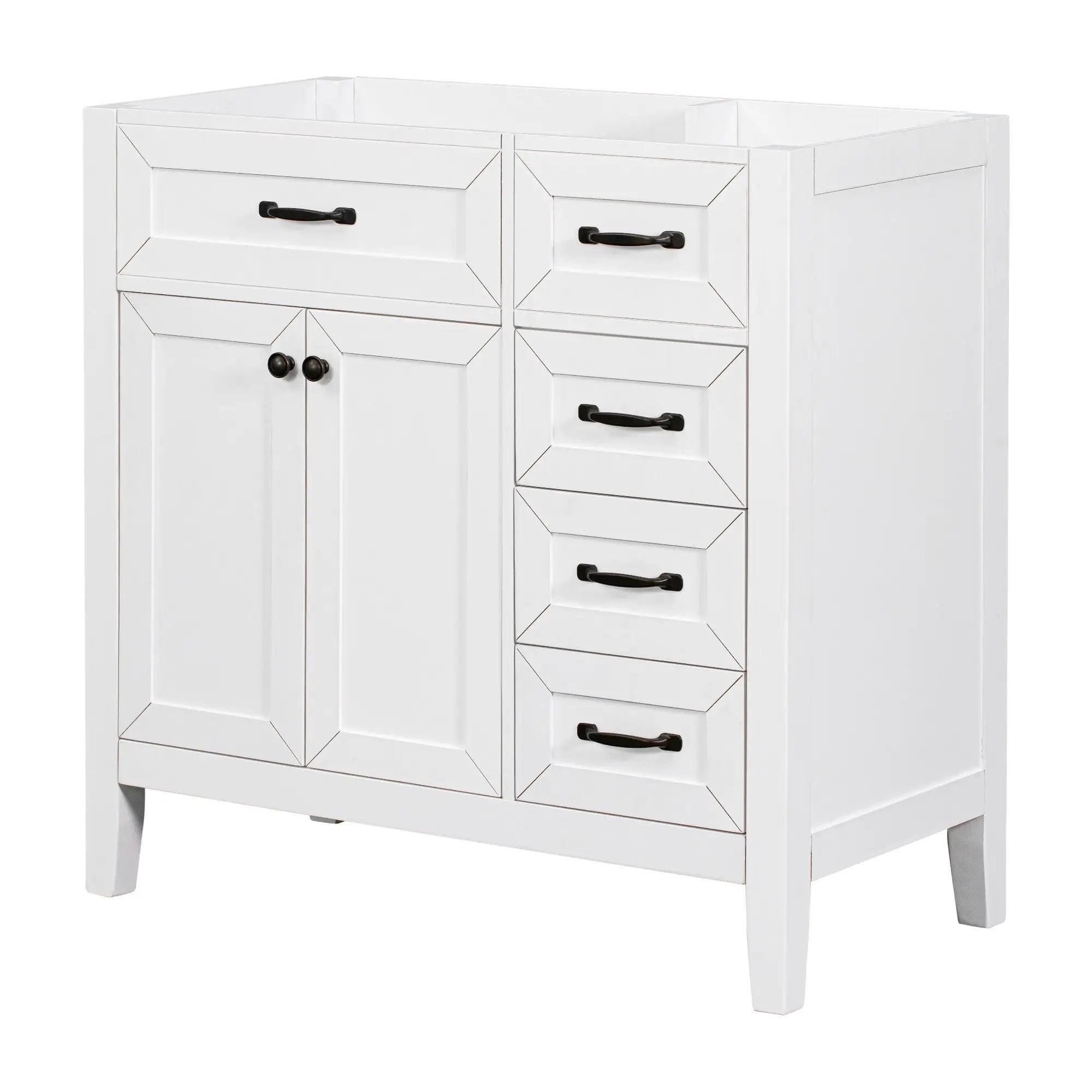 36" Bathroom Vanity Without Sink - Cabinet Base Only by HouseOfZazla