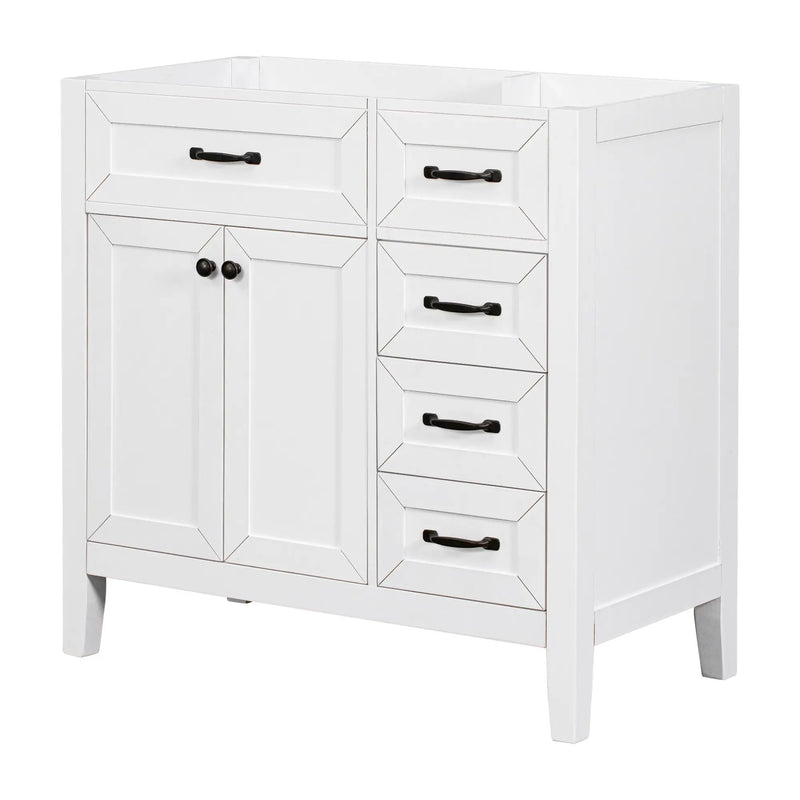 36" Bathroom Vanity Without Sink - Cabinet Base Only by HouseOfZazla