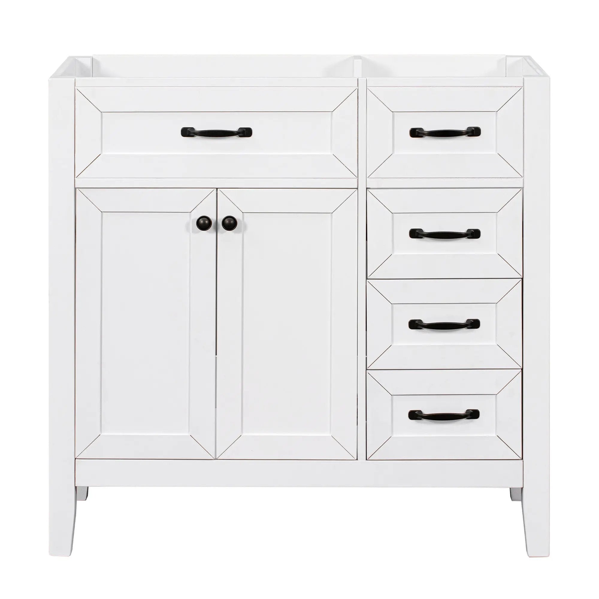 36" Bathroom Vanity Without Sink - Cabinet Base Only by HouseOfZazla