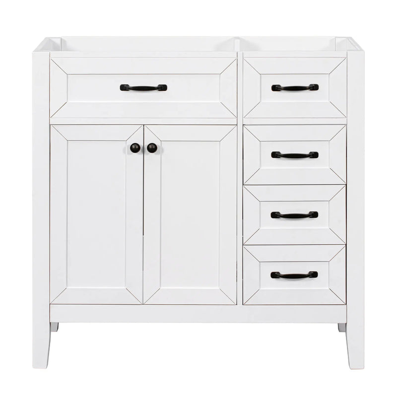 36" Bathroom Vanity Without Sink - Cabinet Base Only by HouseOfZazla