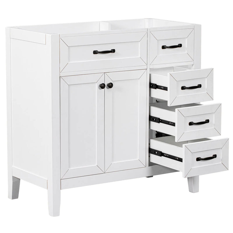 36" Bathroom Vanity Without Sink - Cabinet Base Only by HouseOfZazla