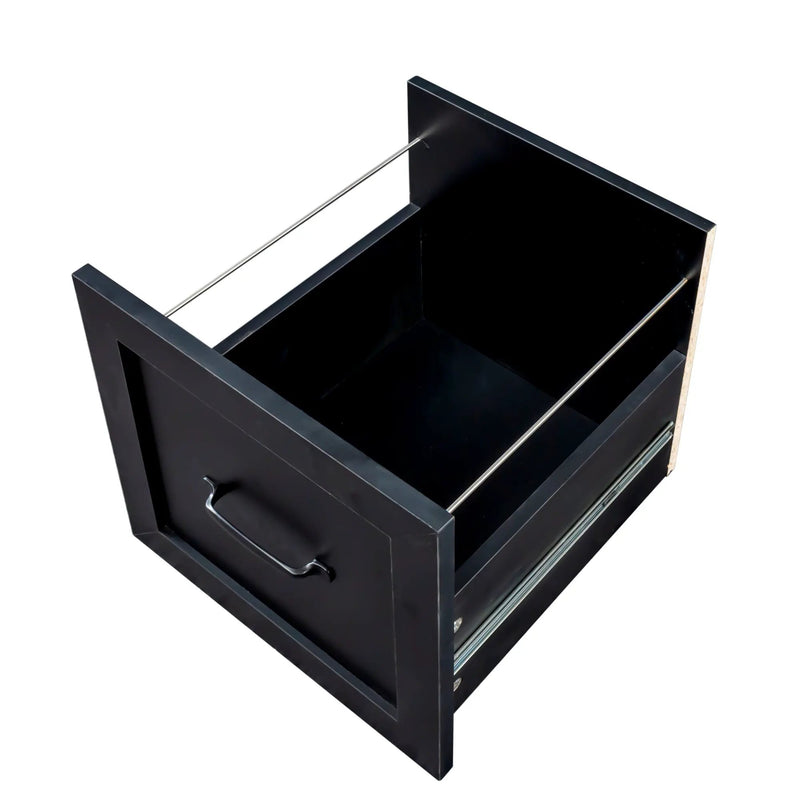 Home Office Computer Desk with Hutch, Antiqued Black by HouseOfZazla