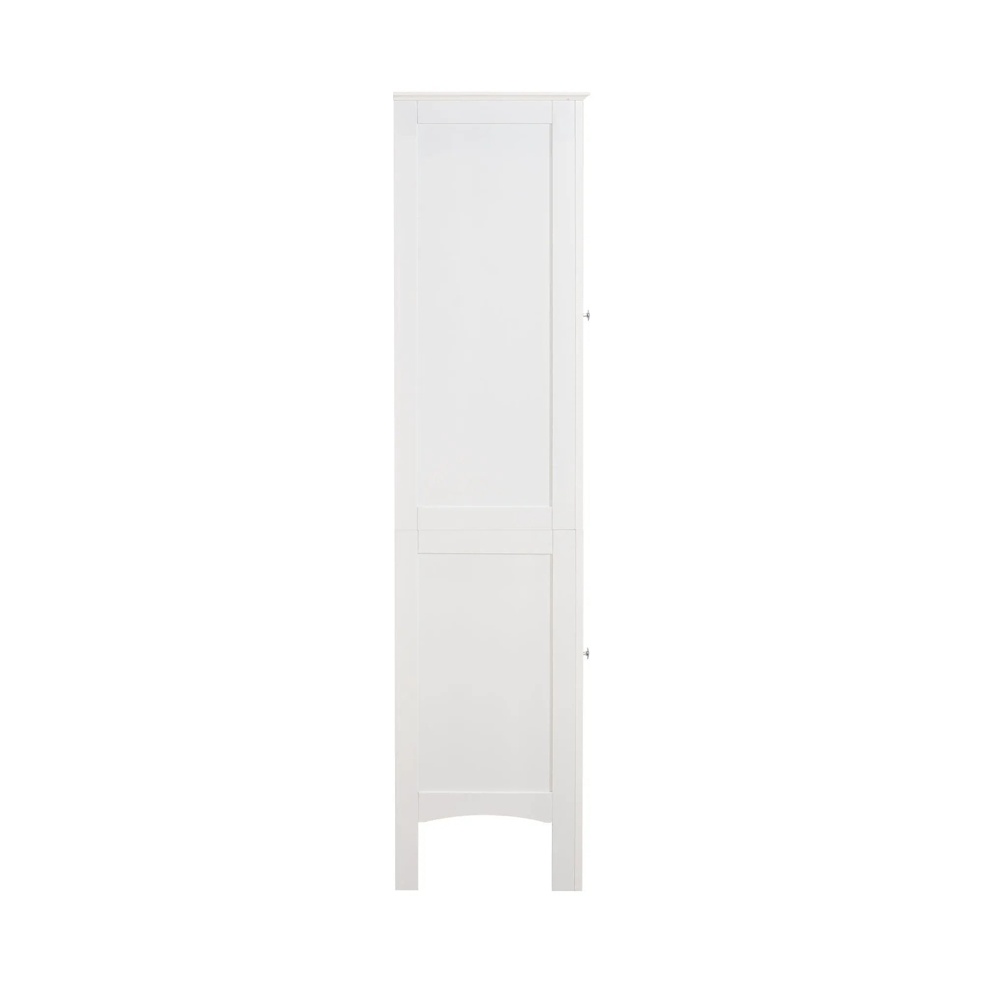 Tall Narrow Tower Freestanding Cabinet with 2 Shutter Doors by HouseOfZazla